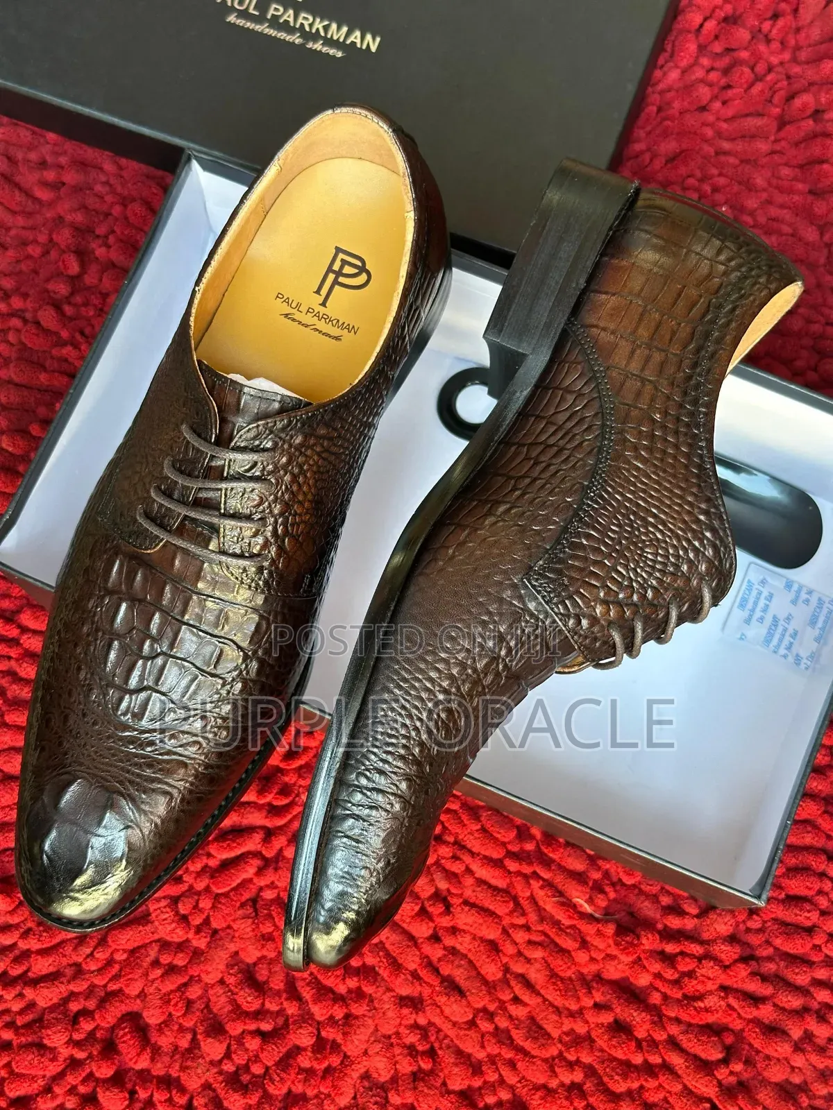 Bold and High Fashion Pair of Paul Parkman Dress Shoe