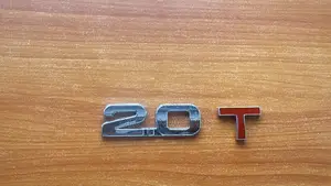 2pcs Chrome 2.0t Red Metal Emblem For Accord 2020