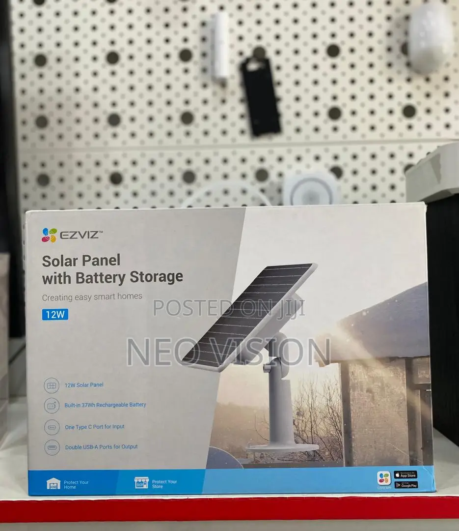 Ezviz Solar Panel With Batter 12w(Cs-Pbc12)