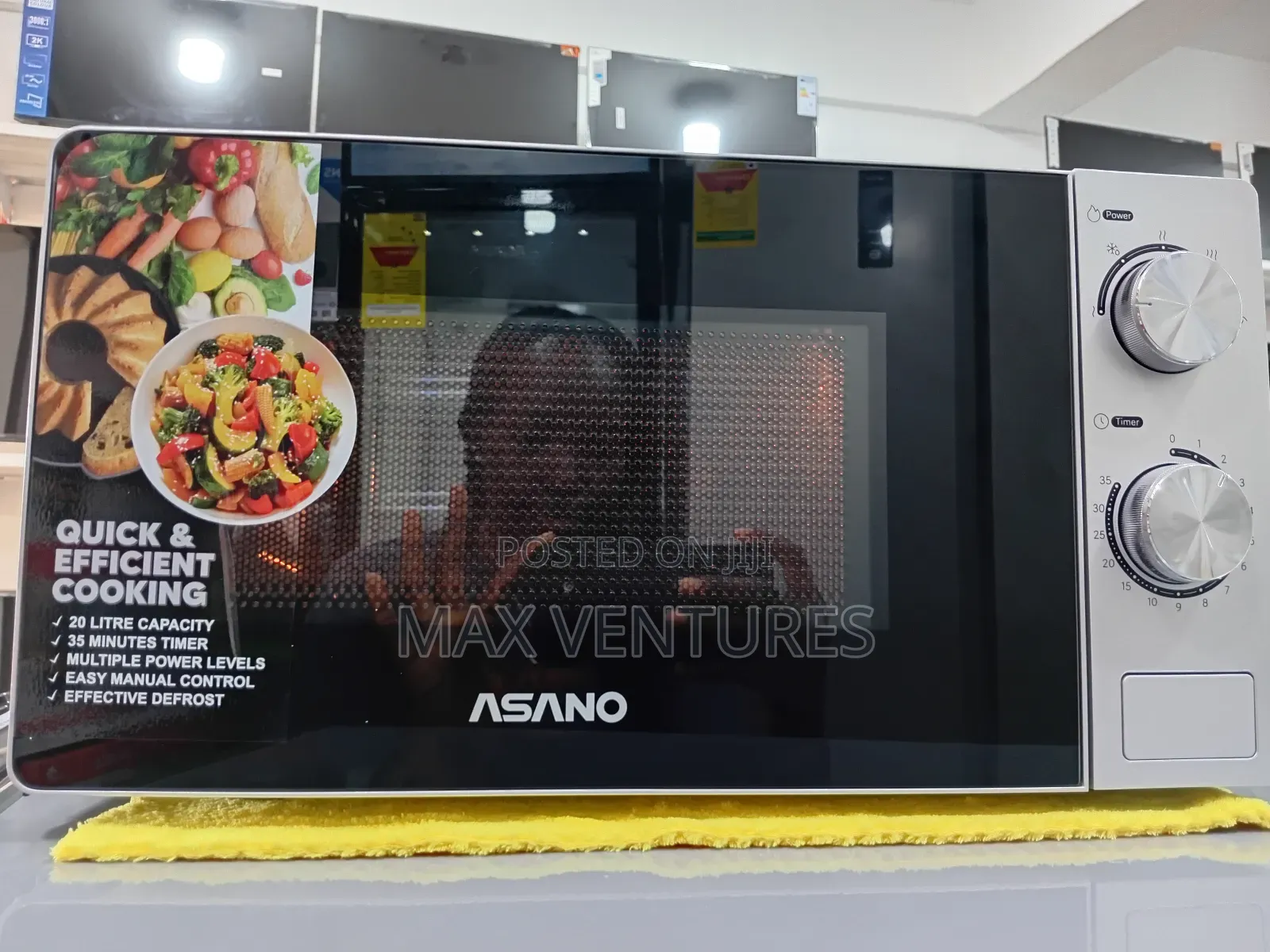 Asano 35minutes Timer 20litres Quick Heating Microwave Oven