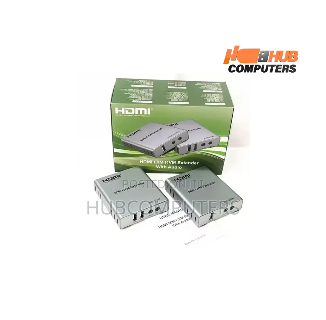 Hdmi KVM Extender by Cat-5e / 6 Cable 60m