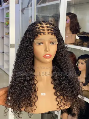 18 Inches Carribean Jerry Wet Curls With Braided Closure