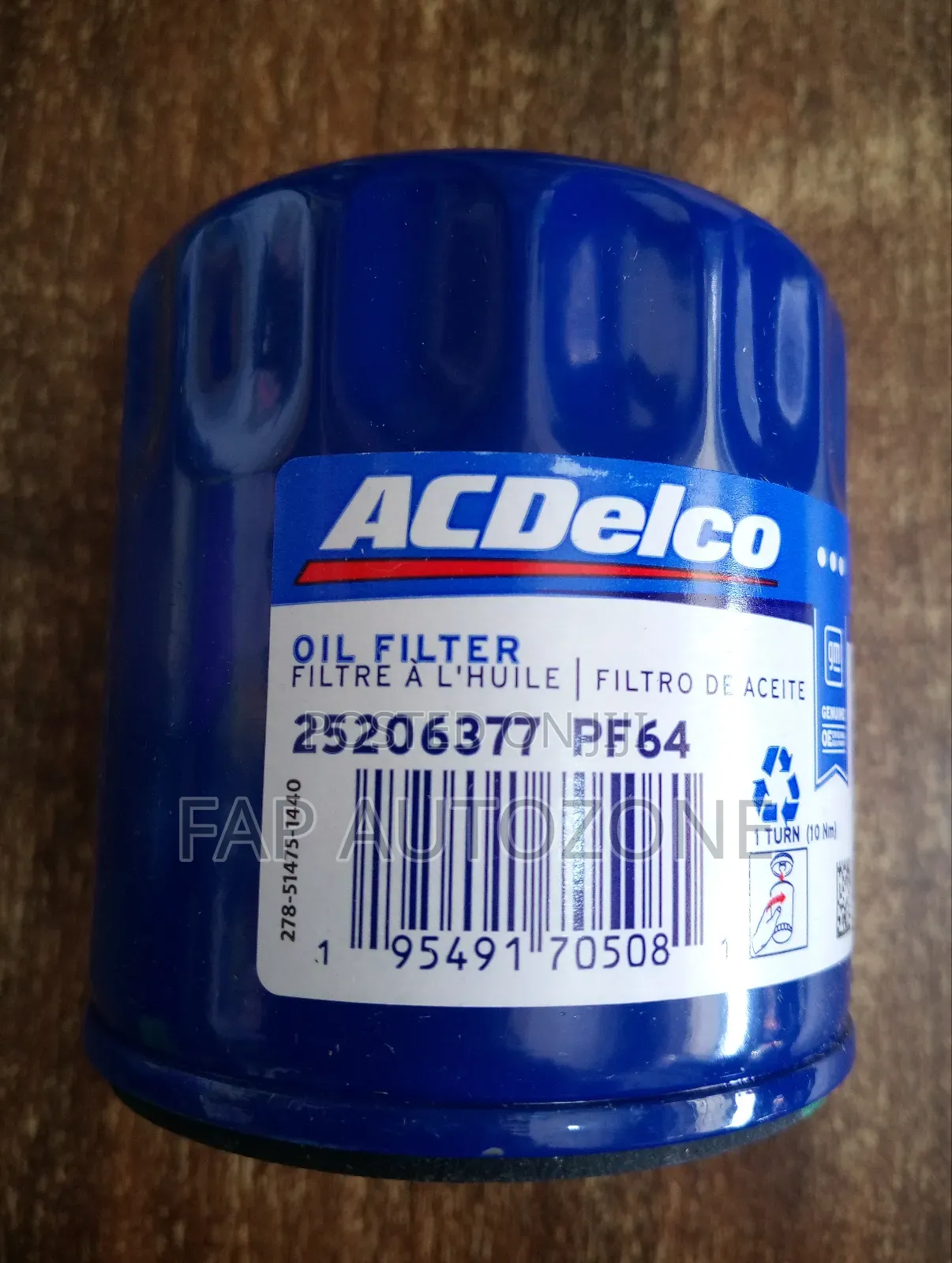 10613. Original Acdelco Pf64 Oil Filter From Usa