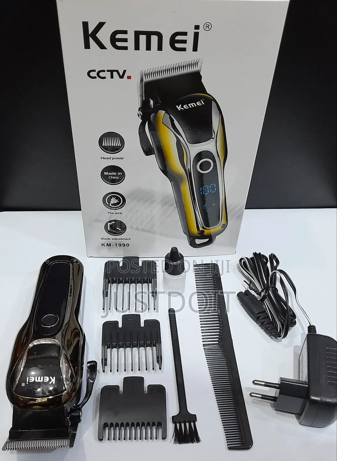 Kemei 1990 Professional Rechargeable Hair Clipper