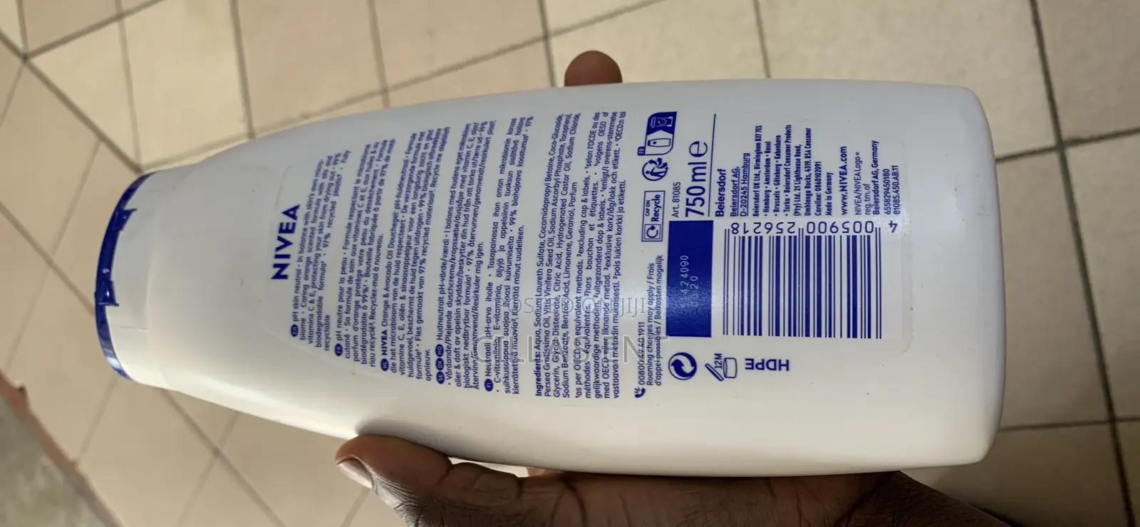Nivea Care Shower Gel