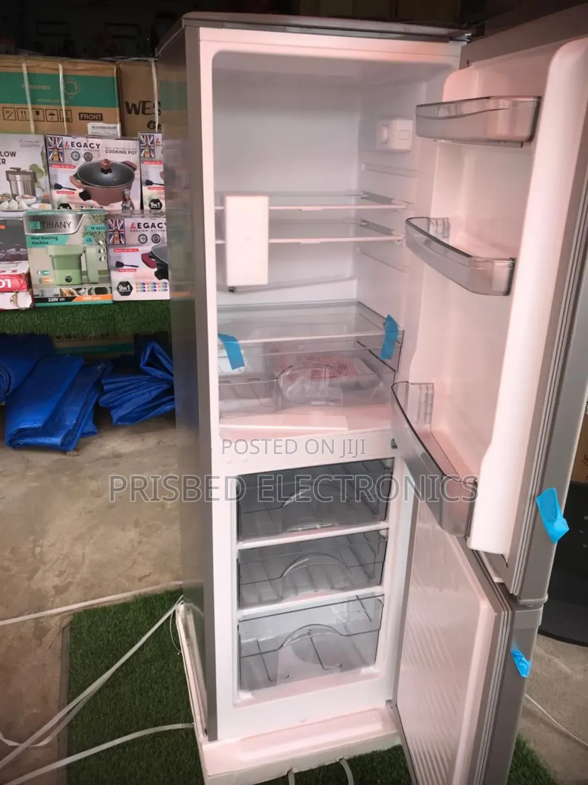 TCL Durable Double Door Fridge 142 Litres