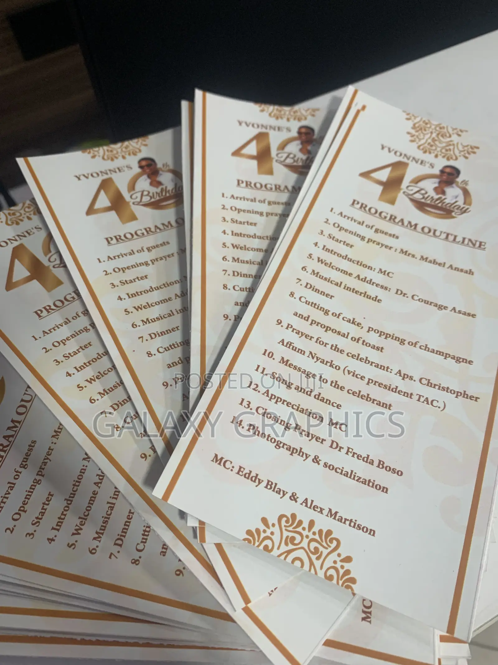 Invitation Card for All Programs