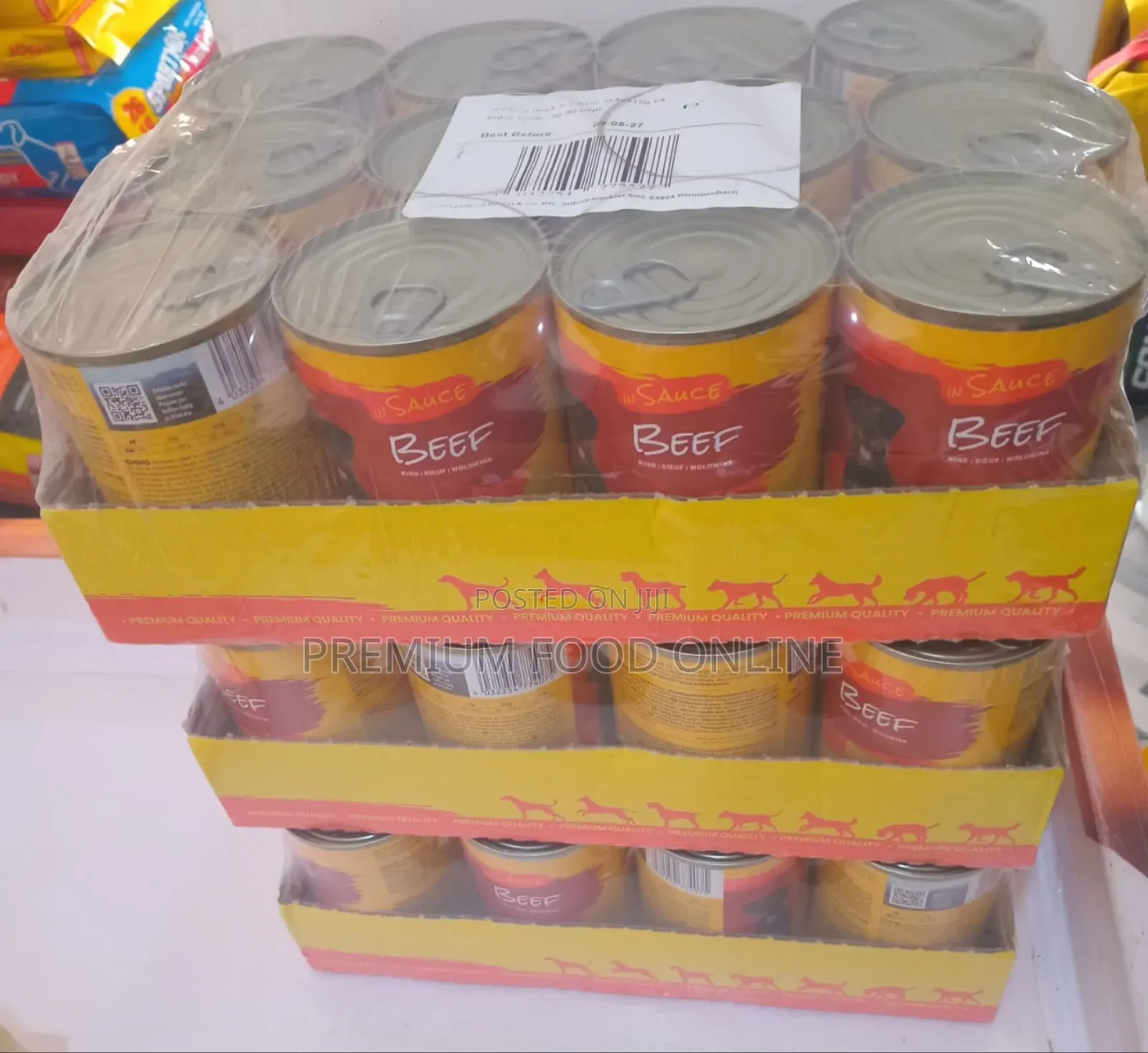 Josidog Cann Food(Beef in Sauce) 12 Per Pack