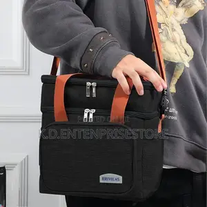 Dual Compartments Lunch Bag