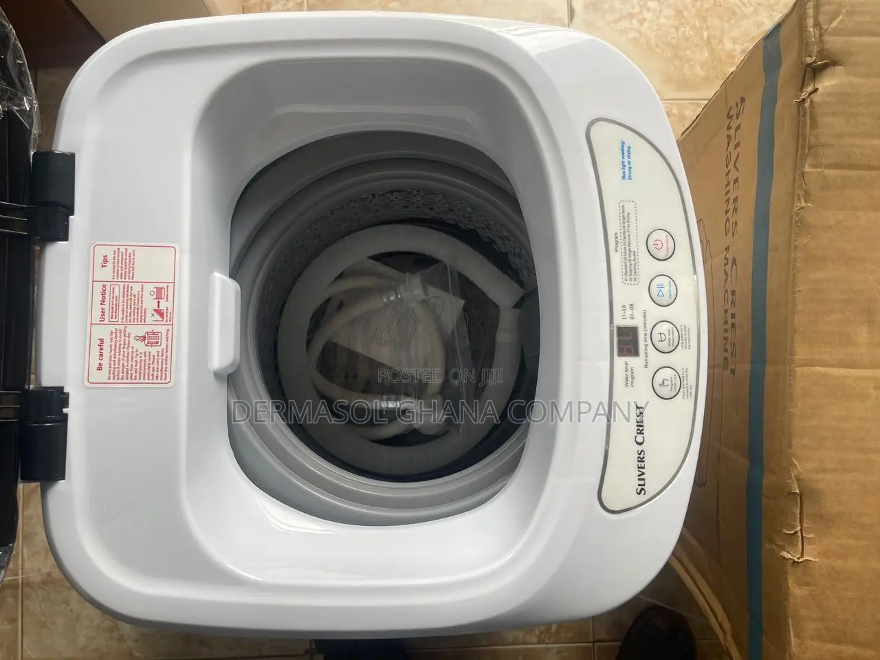 Sliver Criest Single-Drum Washing Machine Top Loader