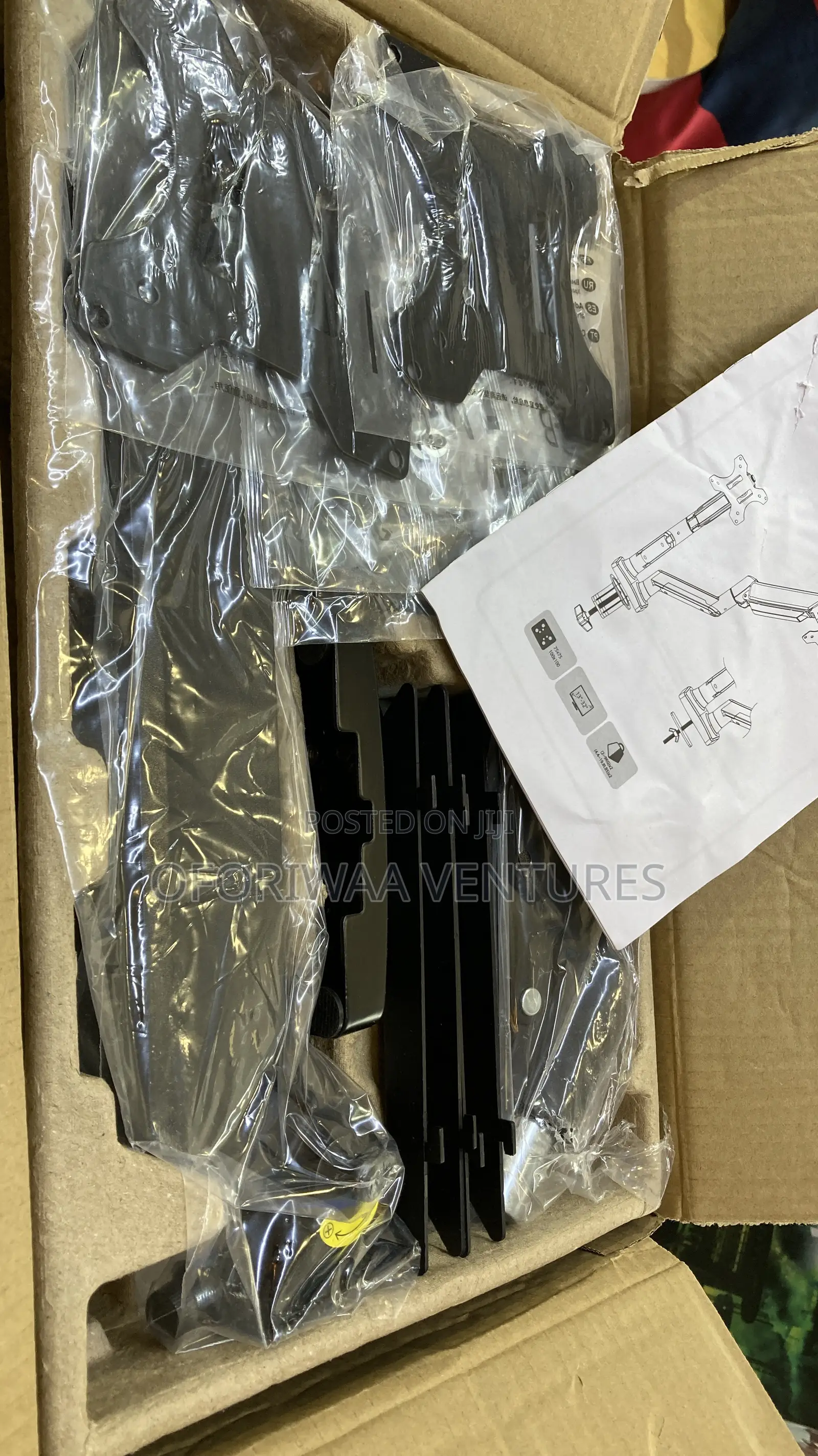 Diovoder Dual Monitor Stand - Full Adjustable Monitor Desk Mount