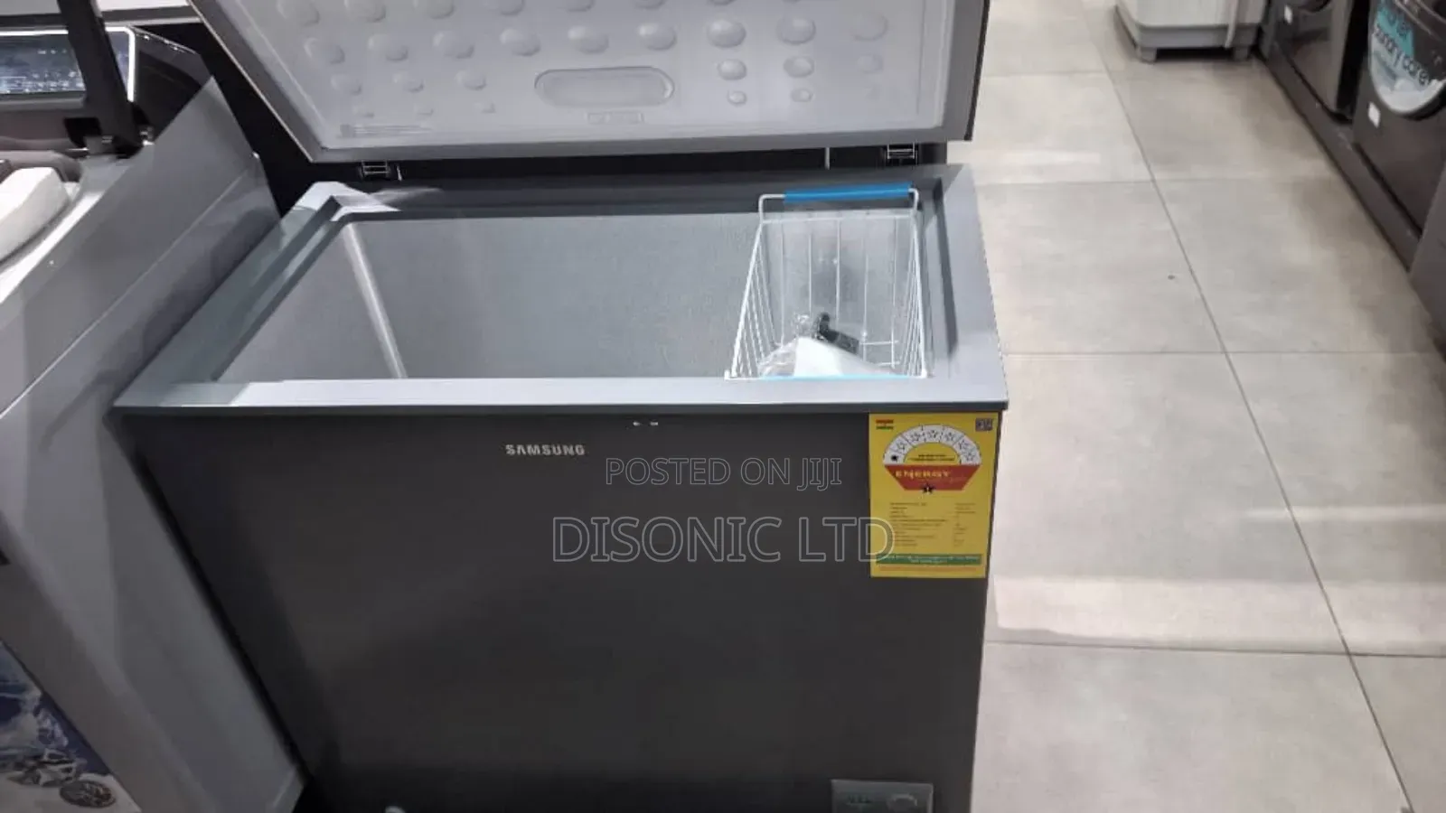 287l- Gray Samsung Chest Freezer