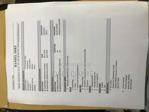 Accounting Finance CV