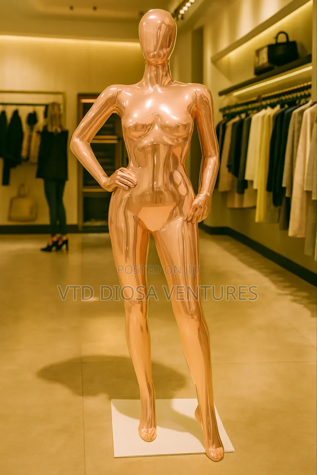 Luxury Female Rosegold Mannequin