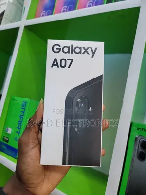 New Samsung Galaxy A07 4G 64 GB Black