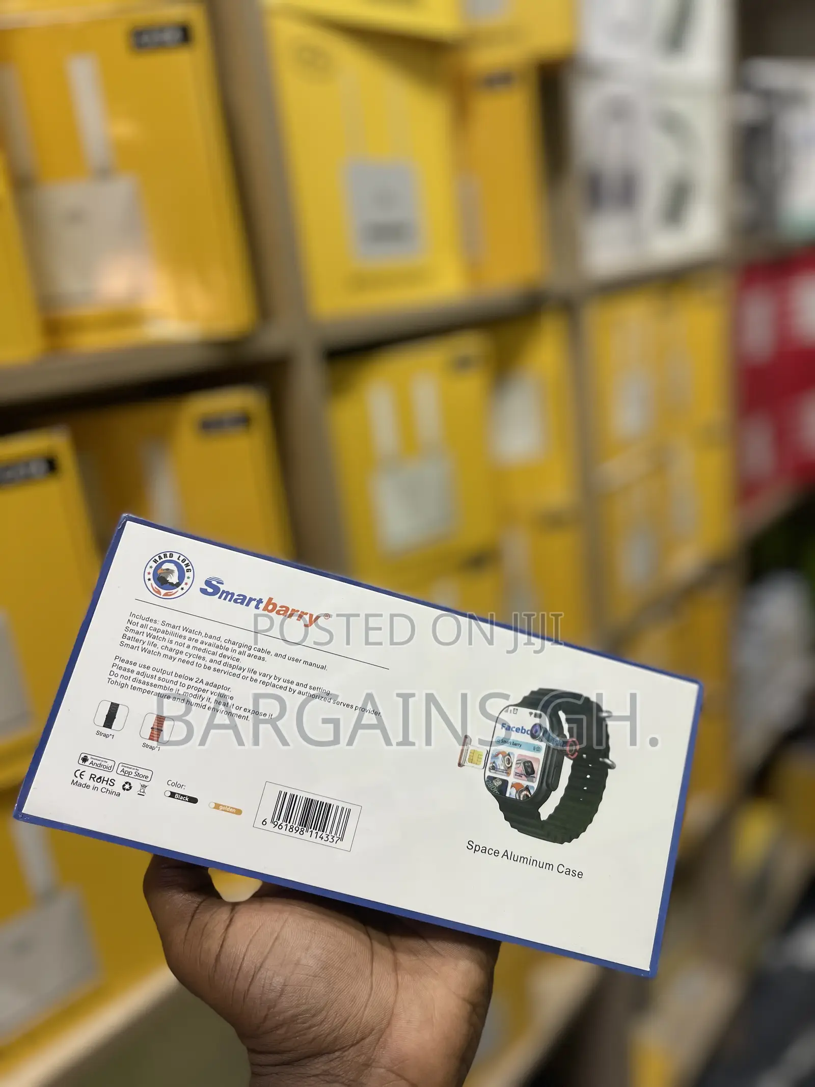 Smartberry C96 5g Android Smart Watch With Sim Slot and Playstore