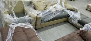 L Shaped Sofa + Single (1)
