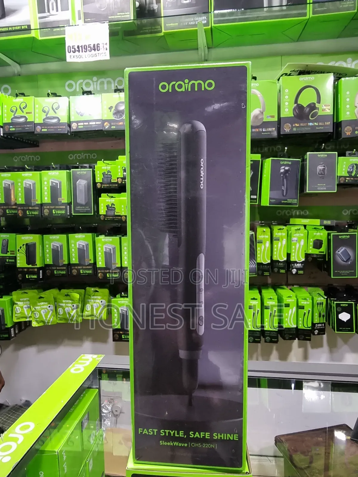 Oraimo Sleekwave Hair Straightener Brush