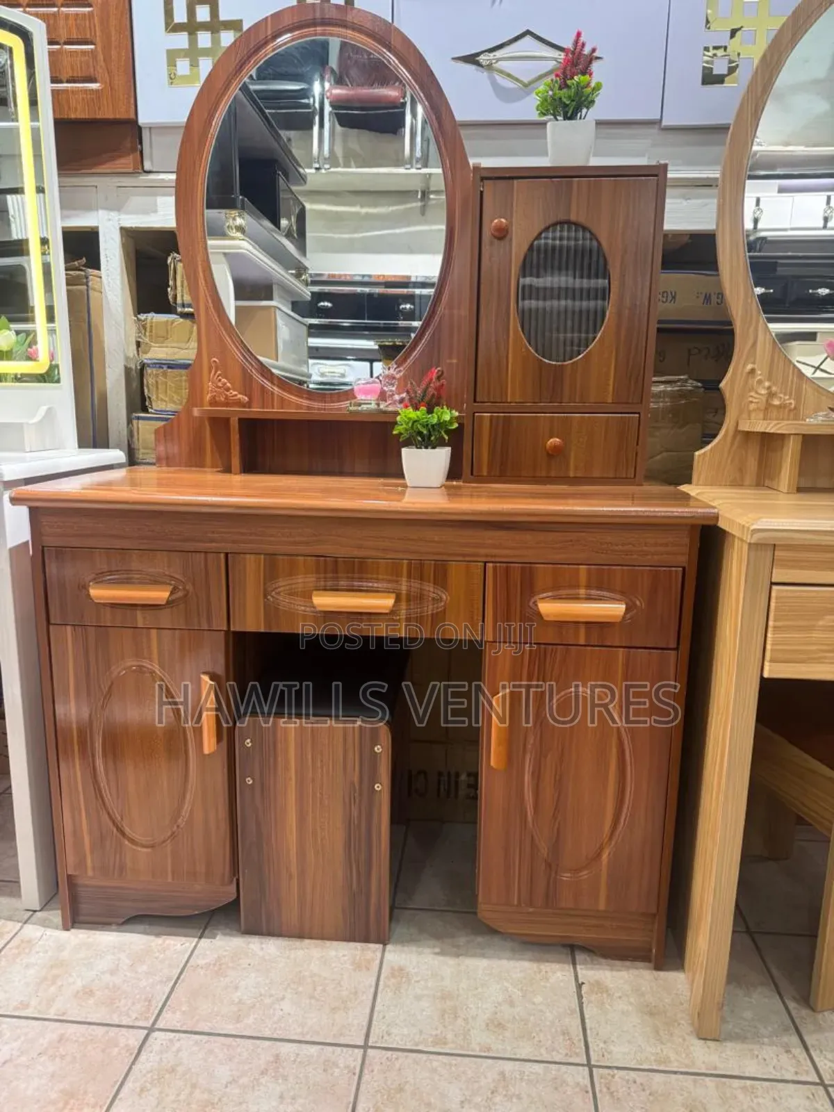 Dressing Table With Chair.