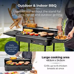Tower Indoor/Outdoor Electric Grill Health Bbq.