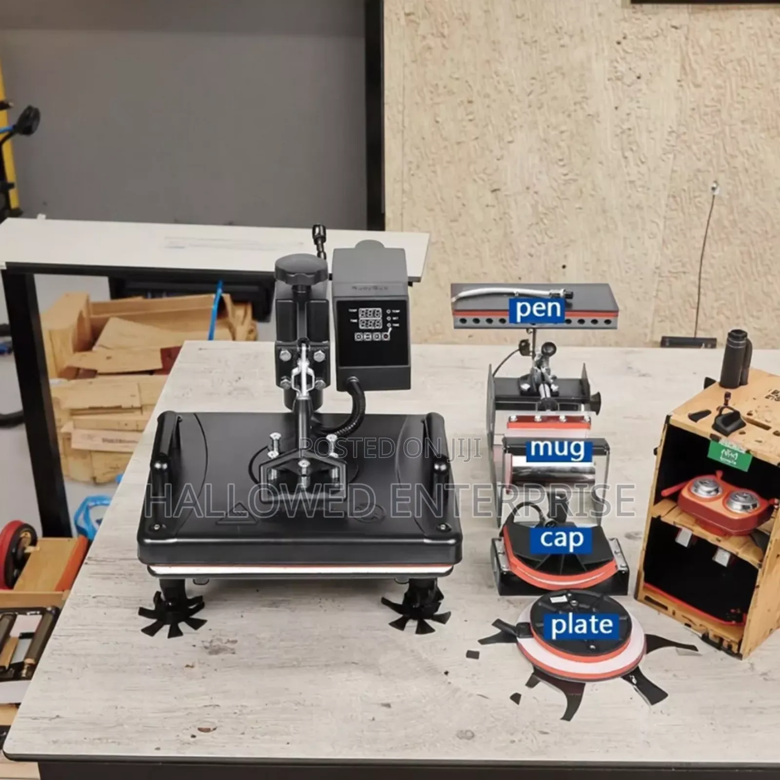 Special Edition 5in1 Combo Heat Press Machine With 6in1 Pen Press