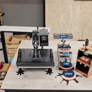 Special Edition 5in1 Combo Heat Press Machine With 6in1 Pen Press