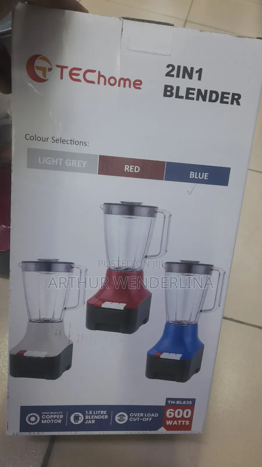 Tech Home 2 in 1 Blender