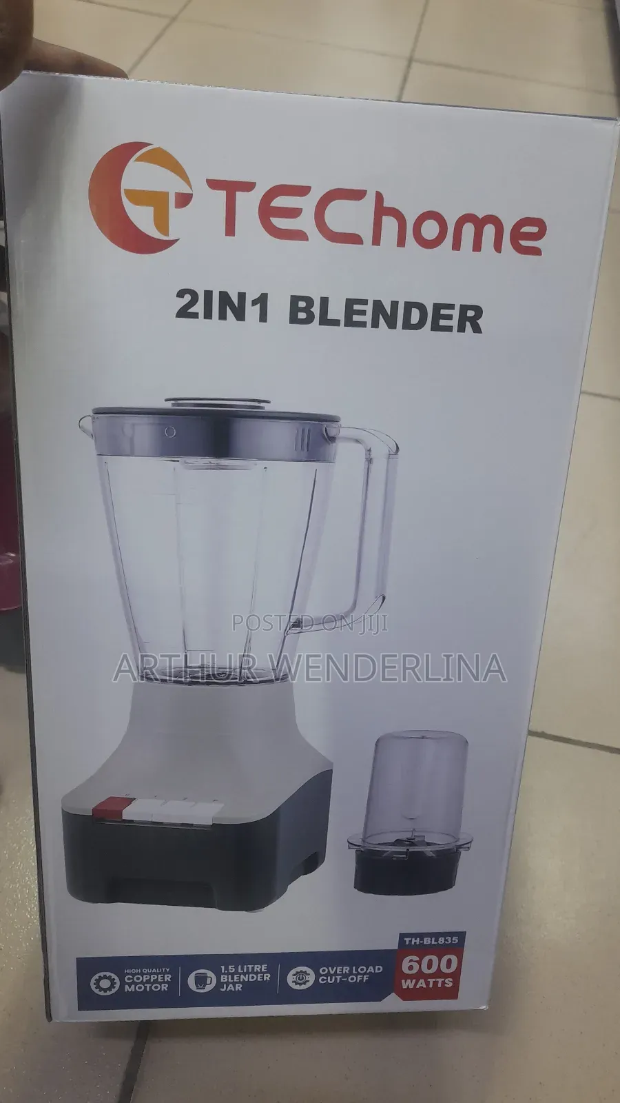 Tech Home 2 in 1 Blender