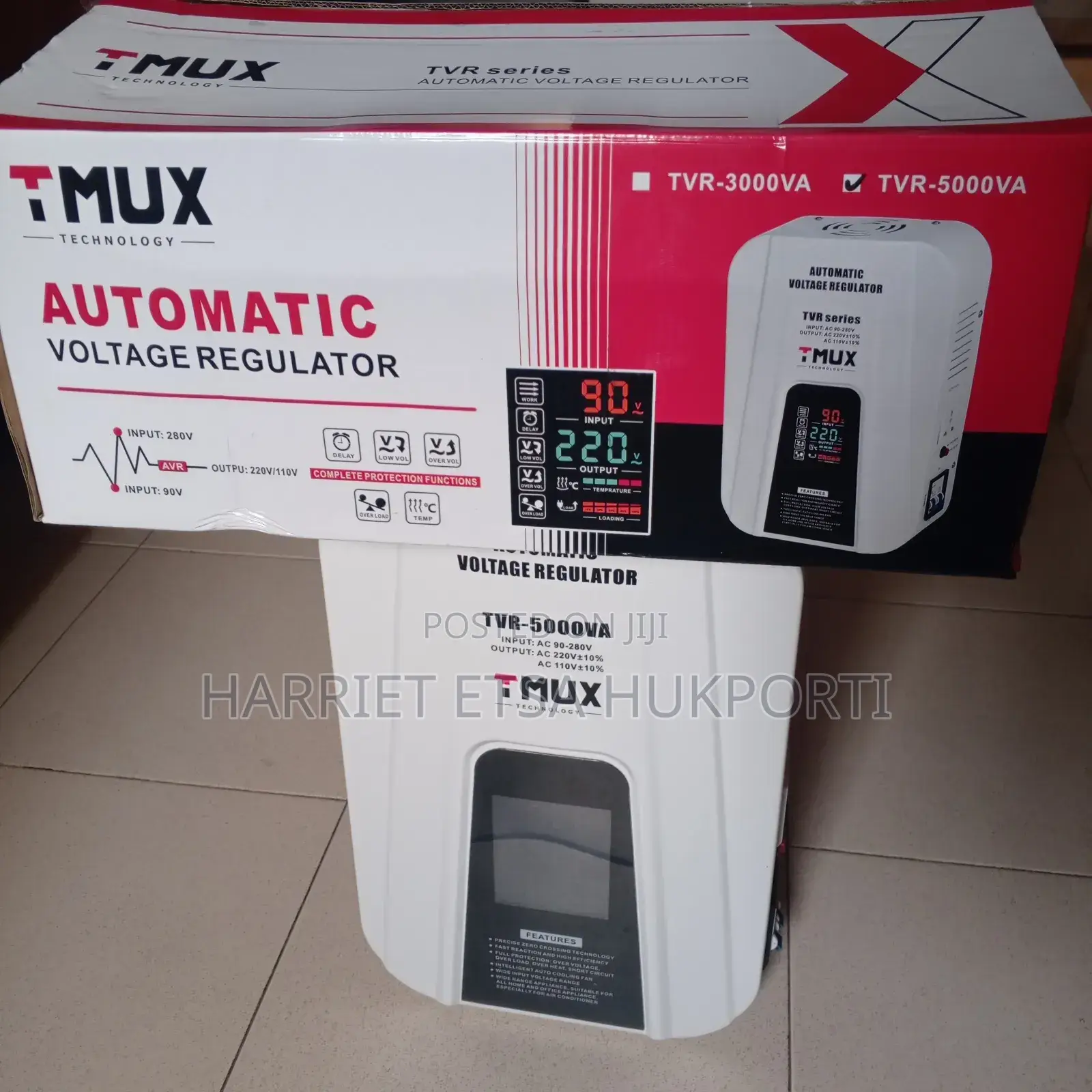 Brand New Wall Mounted 5000va Tmux Automatic Voltage Regulator