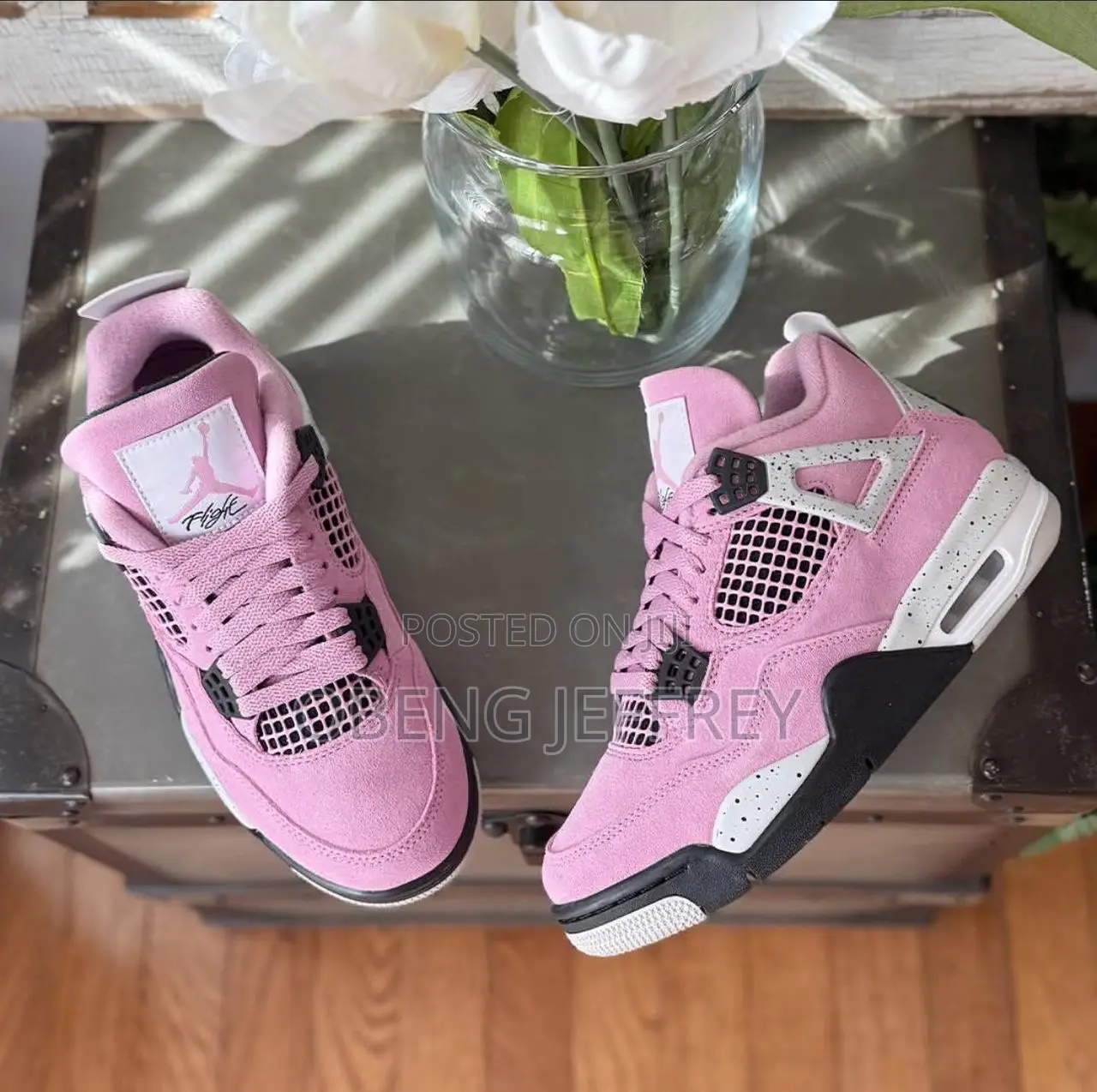 Original Jordan 4 Retro Orchid Pink