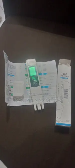 Total Dissolved Solids and Ec Water Test