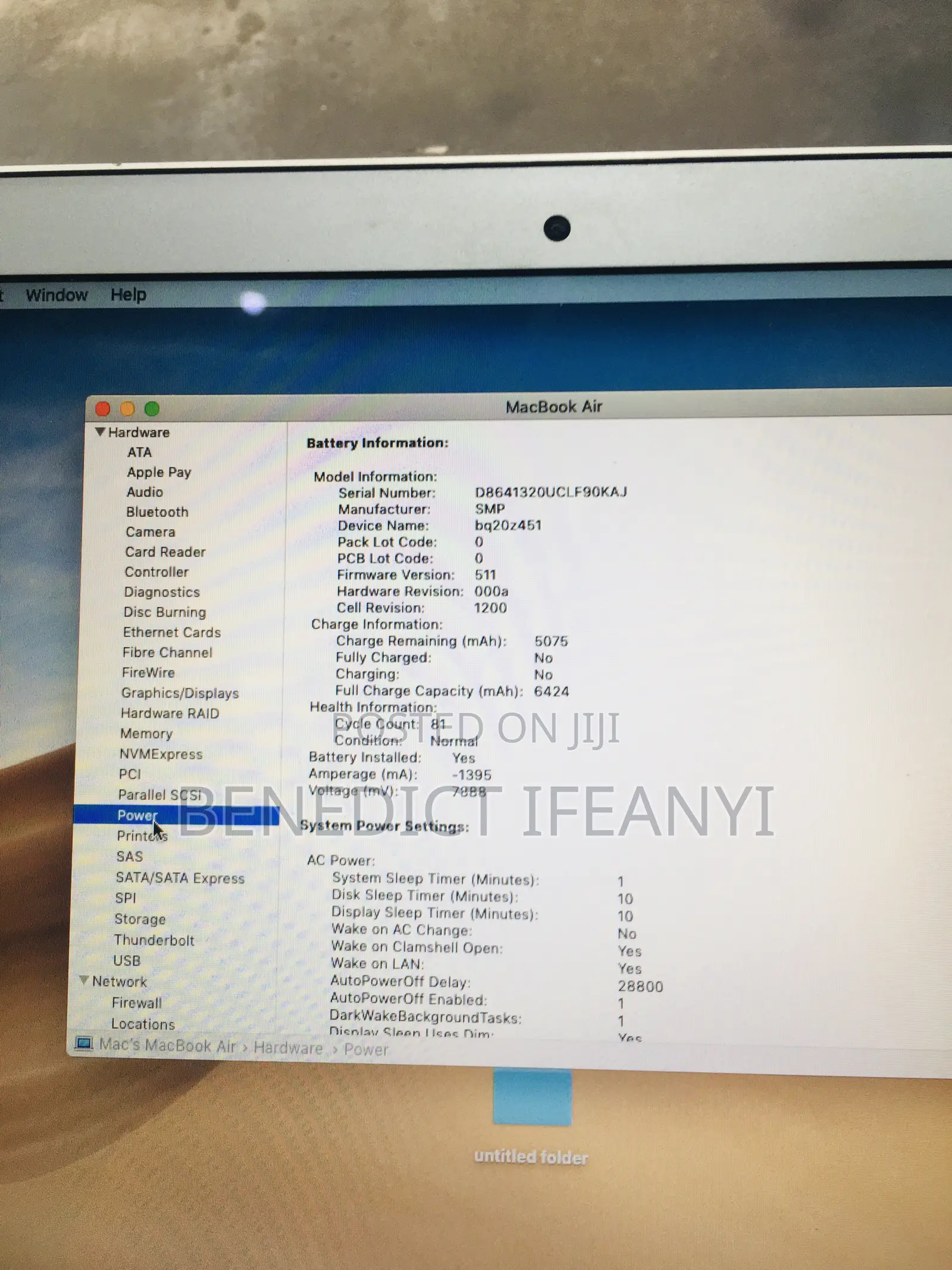 Laptop Apple MacBook Air 2017 8GB Intel Core I5 SSD 128GB