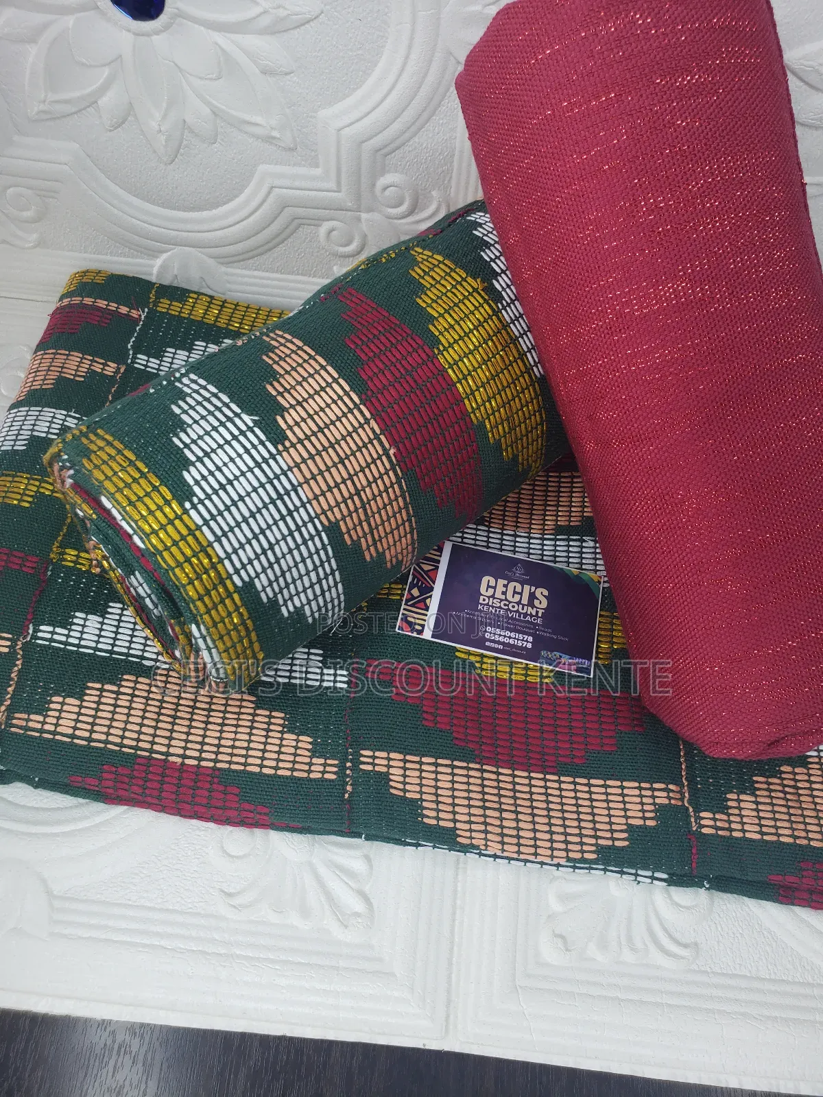 Genuine Ashanti Kente Fabric