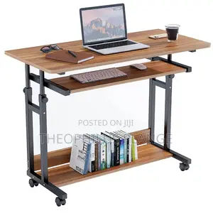 80x45cm Movable Study Desk With Shelves.