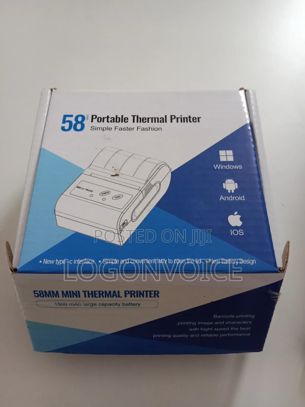 Portable Receipt Printer . Bluetooth
