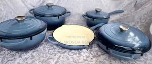 9-Piece Cast Iron Cookware Set + Silicon Spoon Set
