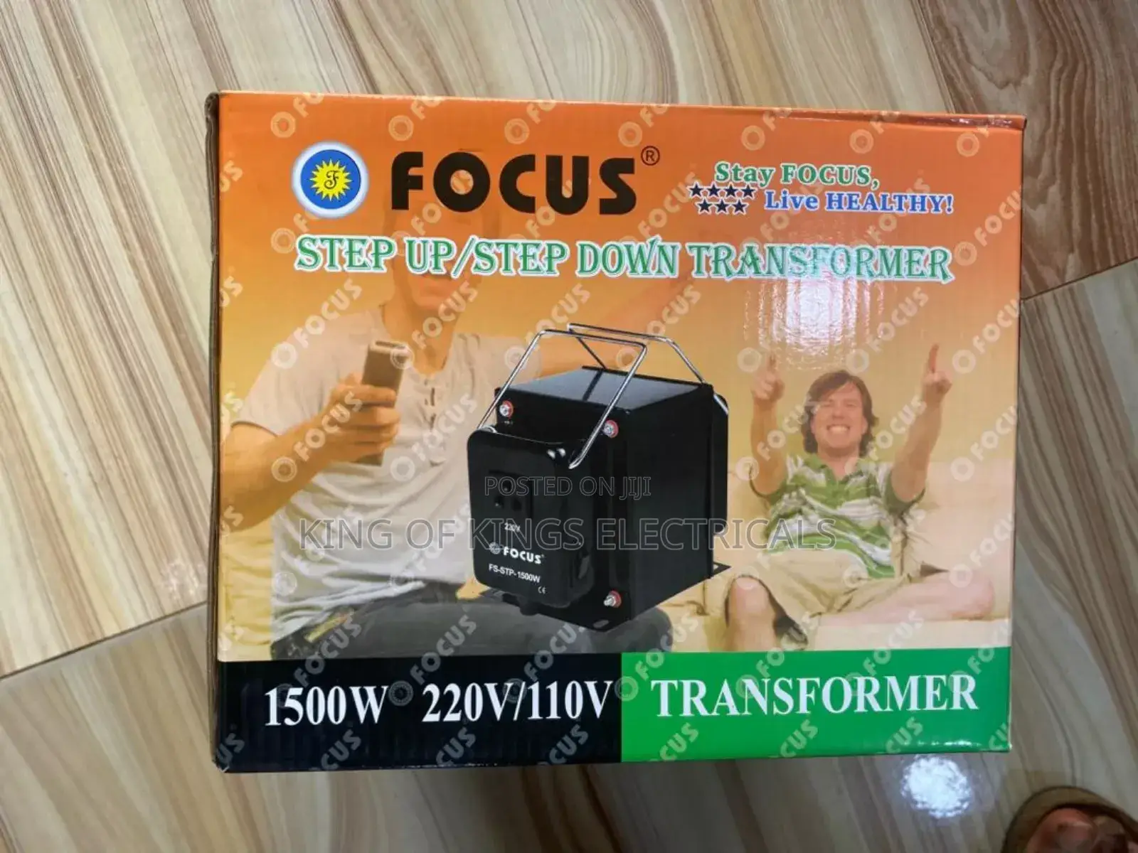 Focus Step Up/Step Down Transformer – 1500w (220v/110v)