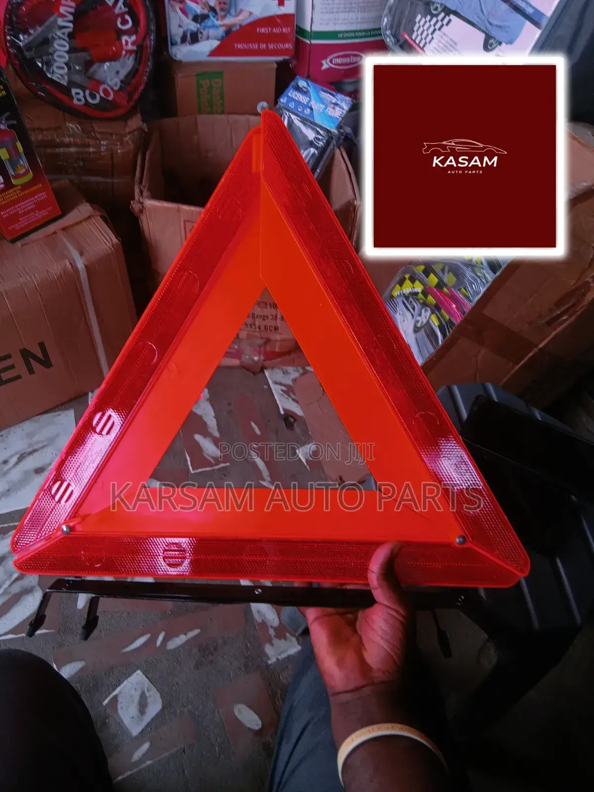 Road Safety Triangle Cross