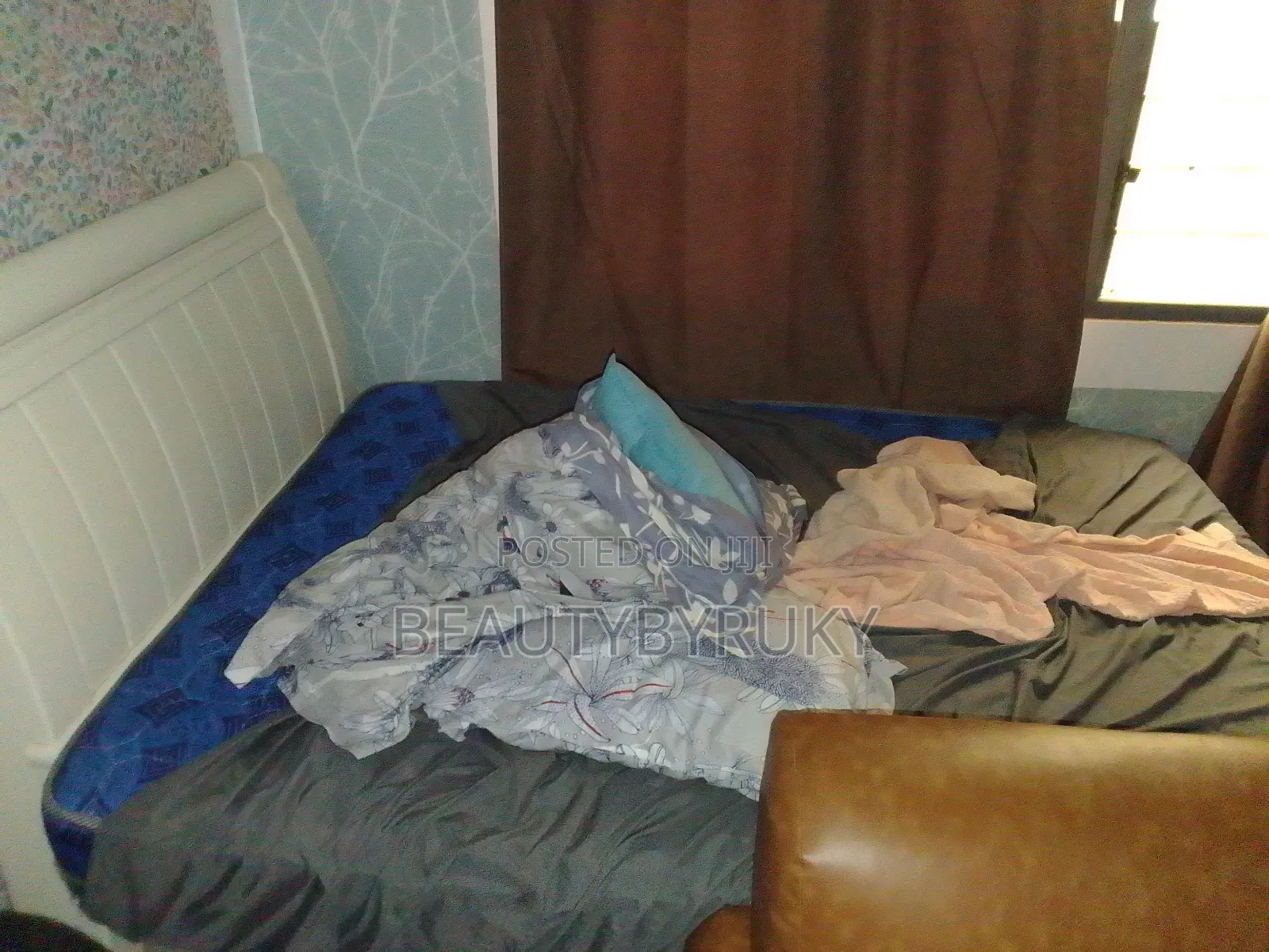 Wooden Bedframe Not the Mattress Just the Bedfram