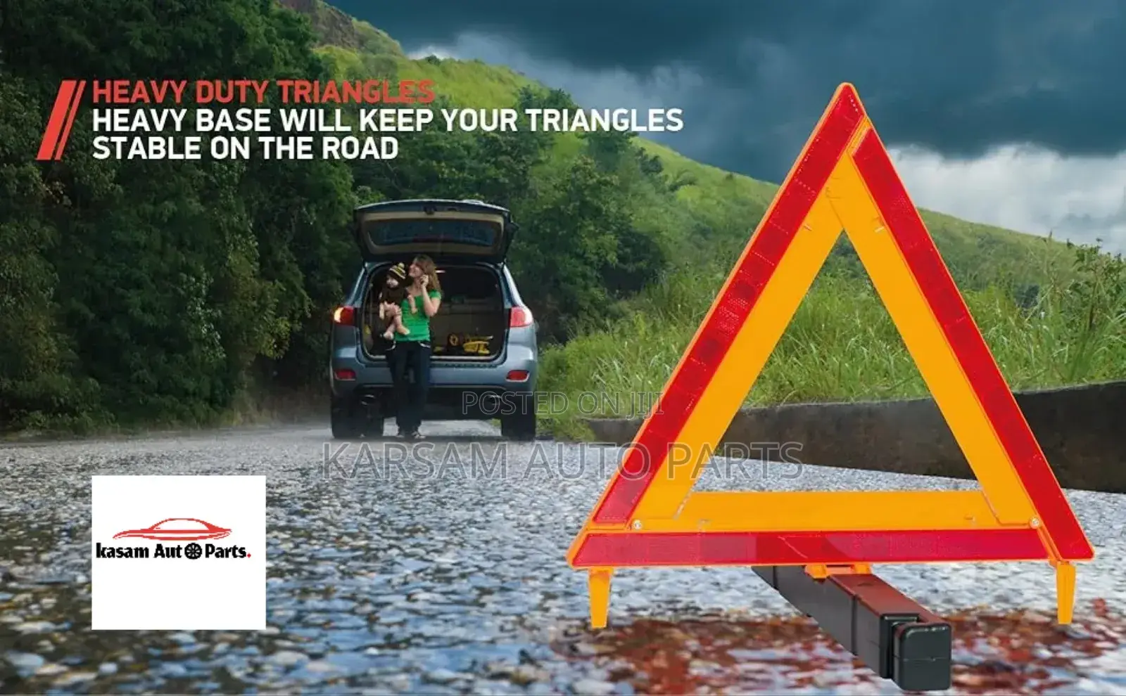 Road Safety Triangle Cross