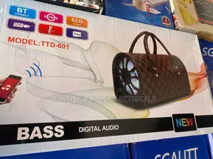 TTD-601 Portable Bluetooth Speaker With Bass