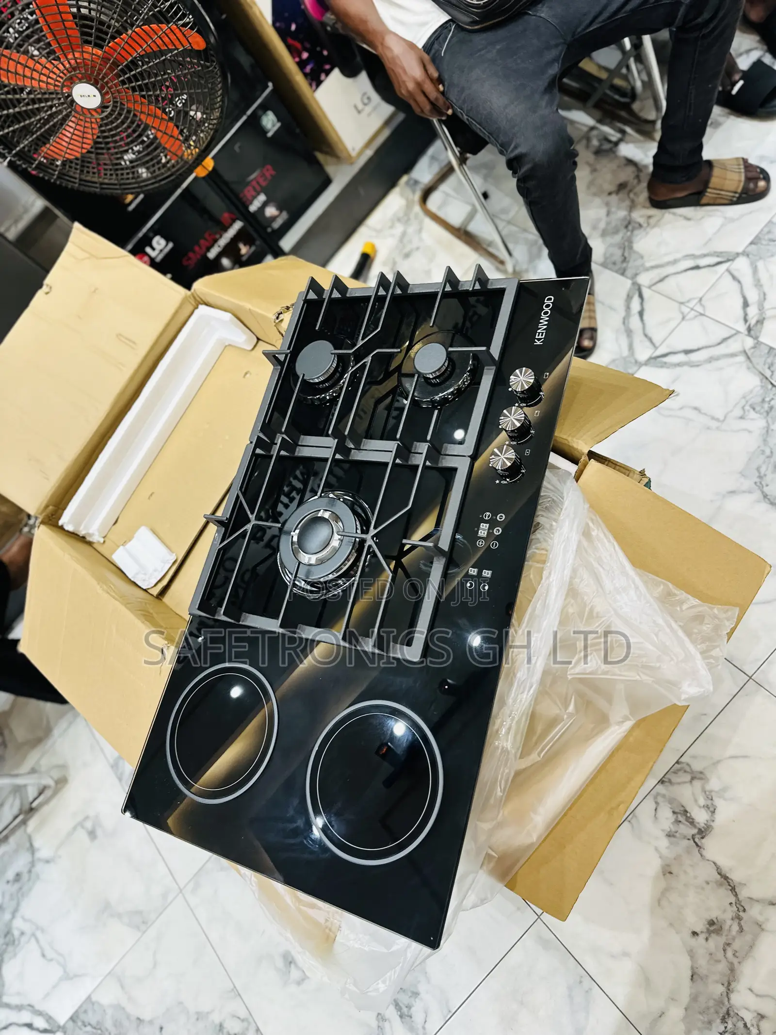 Intelligent Design Hob Gas Electric Cooker 3-2 Kenwood
