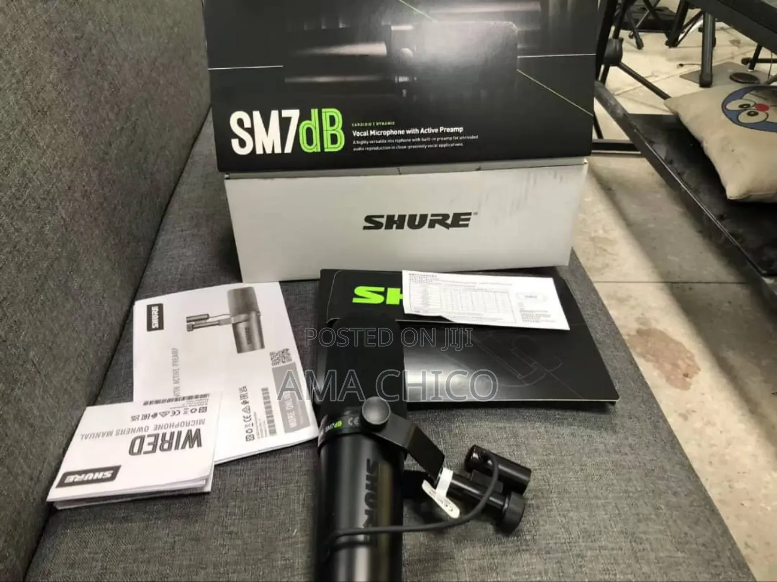 Sm7b Cardioid Dynamic Podcast Vocals Microphone