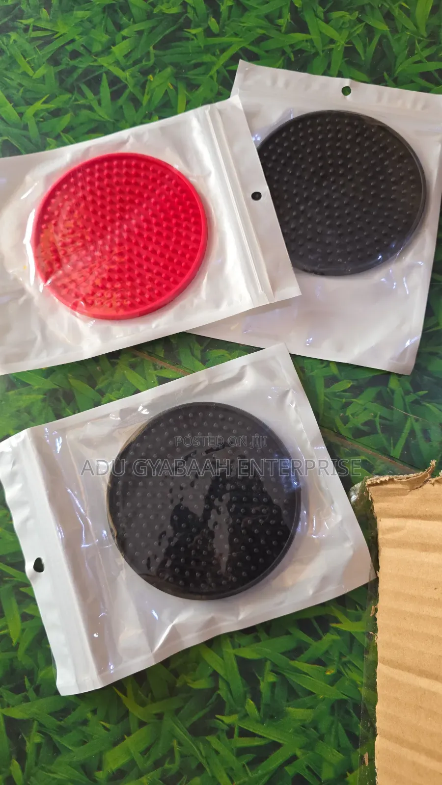 Non Slip Spill Mat/Bar Mat (Round 10cm )