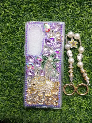 Z Fold 6 and 7 Luxury Glitter Stone Cases