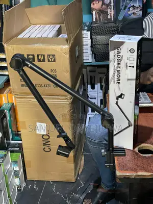 Microphone Boom Arm Studio Podcast Usb Mic Stand+Desk Clamp