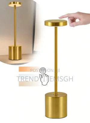 Simple Touch Sensor Led Desk Lamp Rechargeable 3 Colors Adjustable