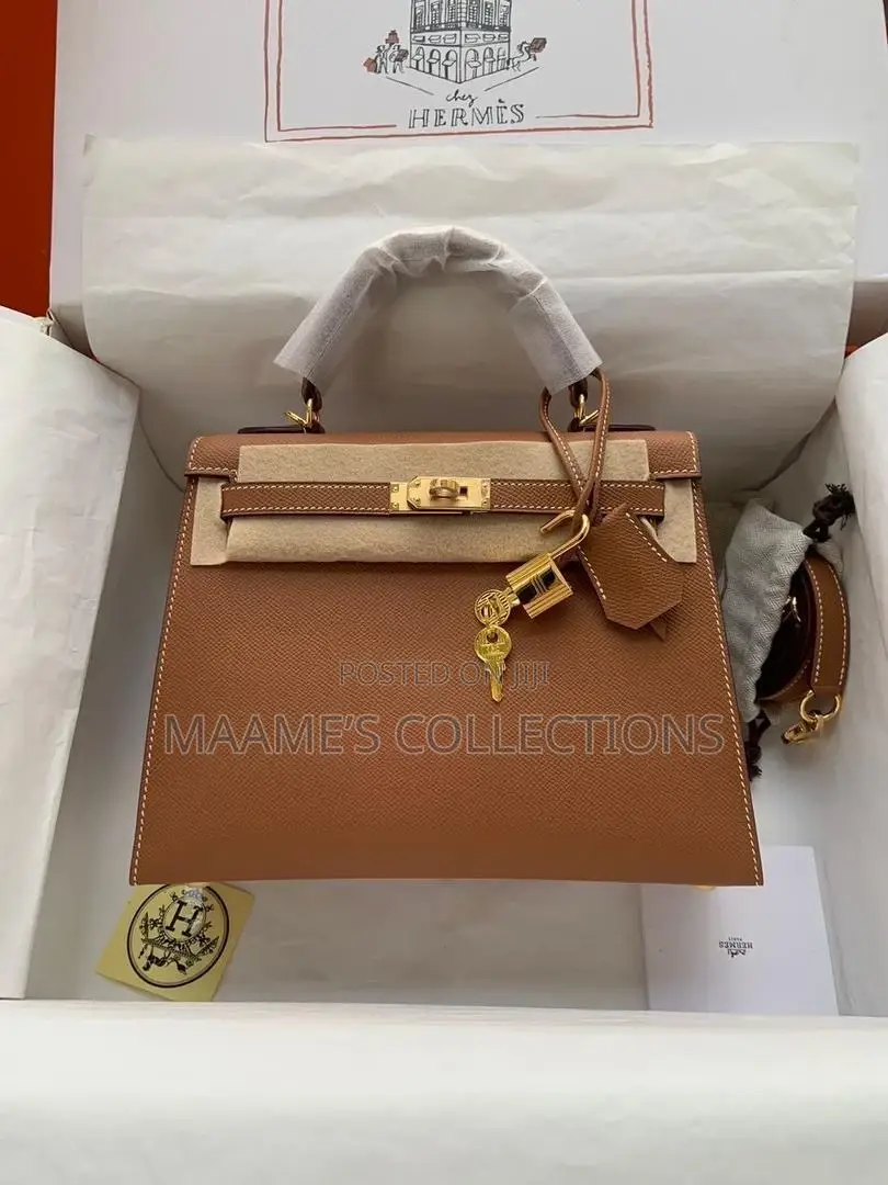 Original Hermes Ladies Handbag (Comes With A Box And A Long Strap )