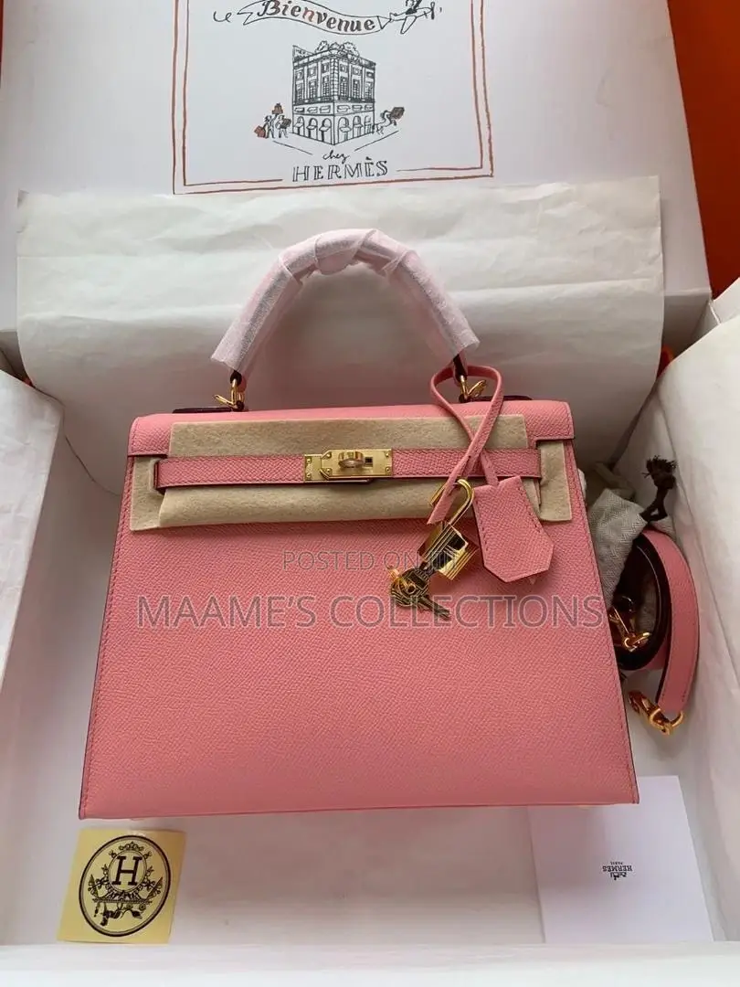Original Hermes Ladies Handbag (Comes With A Box And A Long Strap )