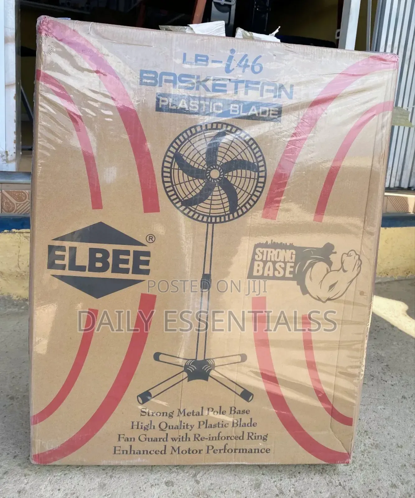 Brand New Elbee Standing Fan – 3 Speed Settings